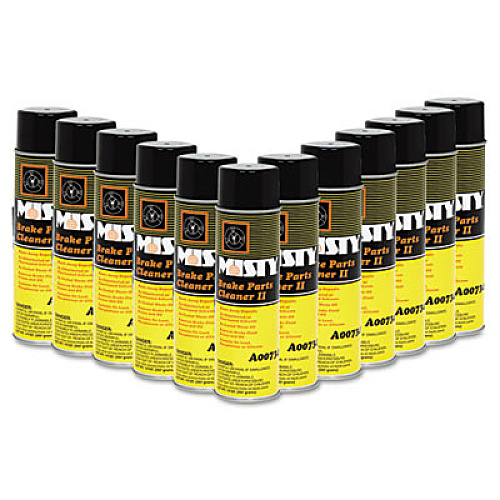 Misty BRAKE AND PARTS CLEANER II, NONCHLORINATED, FAST DRY, 14 OZ AEROSOL, 12/CARTON (1003210)