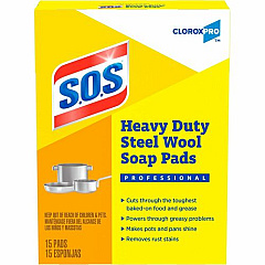 CloroxPro™ S.O.S Steel Wool Soap Pads (88320)