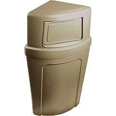 Continental 8325 Corner Round Receptacle (8325BE)