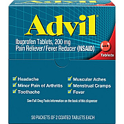 Advil Pain Reliever Single Packets (15000)
