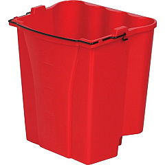 Rubbermaid Commercial WaveBrake 18Quart Dirty Water Bucket (9C7400RD)