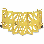 Rubbermaid Commercial Foldable Mobile Caution Barrier (9S1100YW)