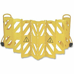 Rubbermaid Commercial Foldable Mobile Caution Barrier (9S1100YW)