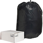 Nature Saver Black Low-density Recycled Can Liners (00995)