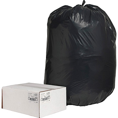 Nature Saver Black Low-density Recycled Can Liners (00995)
