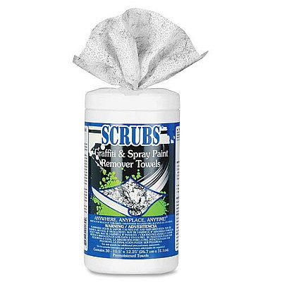 SCRUBS Graffiti/Spray Paint Remover Towels