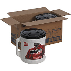 Brawny Professional D400 Disposable Cleaning Towels With Bucket (20040)