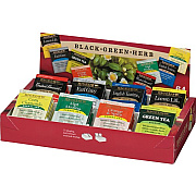 Bigelow Assorted Flavor Herbal Tea, Black Tea, Green Tea Bag (10568)