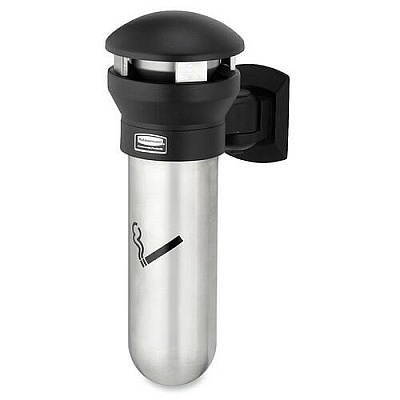 Rubbermaid Commercial Infinity Wall Smoking Receptacles (9W3200BK)