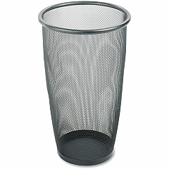 Safco Round Mesh Wastebaskets (9718BL)