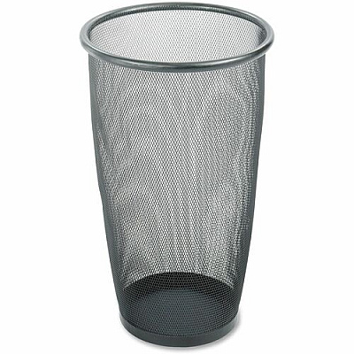 Safco Round Mesh Wastebaskets (9718BL)