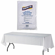 Genuine Joe Plastic Rectangular Table Covers (10328)
