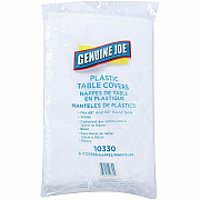 Genuine Joe Plastic Round Tablecovers (10330)