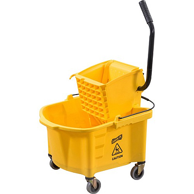 Genuine Joe Splash Shield Mop Bucket/Wringer (60466)