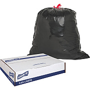 Genuine Joe Flexible Drawstring Trash Can Liners (01230)
