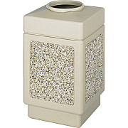 Safco Open Top Square 38-Gallon Receptacle