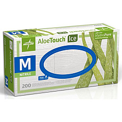 Medline Aloetouch Ice Nitrile Gloves (MDS195285)