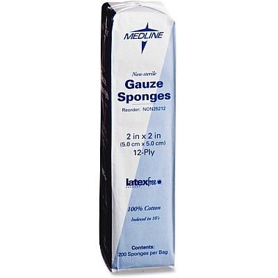 Medline Nonsterile Woven Gauze Sponges (NON25212)