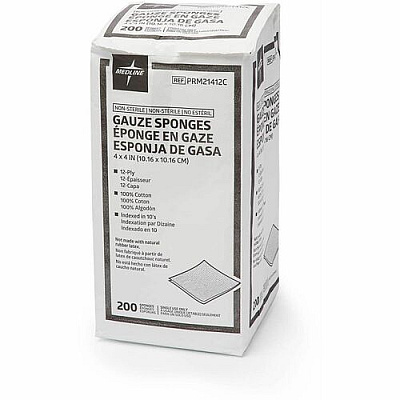 Medline Caring Non-sterile Gauze Sponges (PRM21412C)