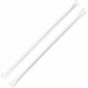 Genuine Joe Jumbo Translucent Straight Straws (58925)