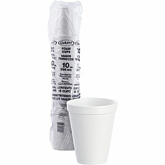 Dart J Cup 10 oz Insulated Foam Cups (10J10)