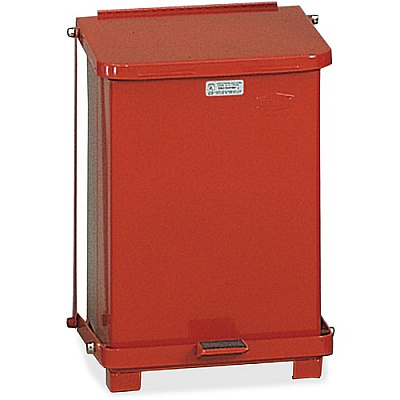 Rubbermaid Commercial Defenders Medical Waste Step Can (ST7ERDPL)