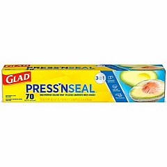 Glad 70 Square Foot Press'n Seal Food Plastic Wrap (70441)