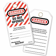 Master Lock Heavy-duty English Tags (497A)