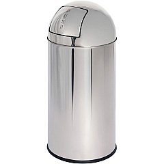 Genuine Joe Push Open Round Top Receptacle (58885)