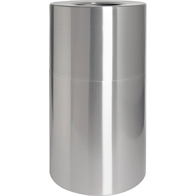 Genuine Joe Classic Cylinder 2-Piece Waste Receptacle (58893)