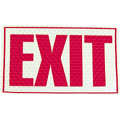 Miller's Creek Reflective Exit Sign