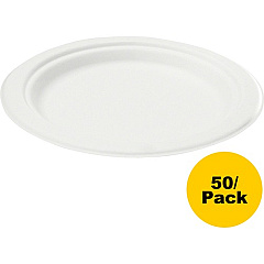 Savannah Corp Savannah Supplies Bagasse Disposable Plates (P001)