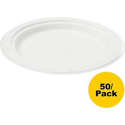 Savannah Corp Savannah Supplies Bagasse Disposable Plates (P001)