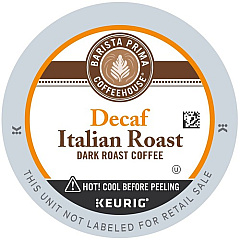 Barista Prima Coffeehouse Coffeehouse Decaf Italian Roast Coffee