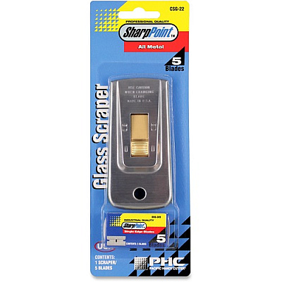 PHC Pacific Carded Metal Paint Scraper (CSG22)