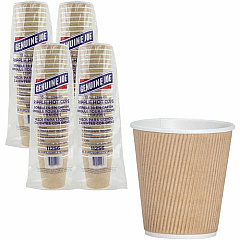 Genuine Joe 10 oz Rippled Hot Cups (11256CT)