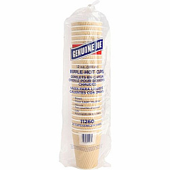 Genuine Joe 12 oz Rippled Hot Cups (11260)