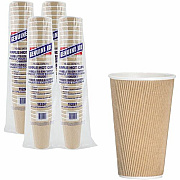 Genuine Joe 16 oz Rippled Hot Cups (11257CT)