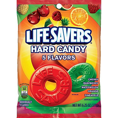 Wrigley LifeSavers 5 Flavors Hard Candies (08501)