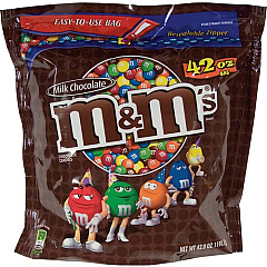 M & M's Plain Milk Chocolate Candies