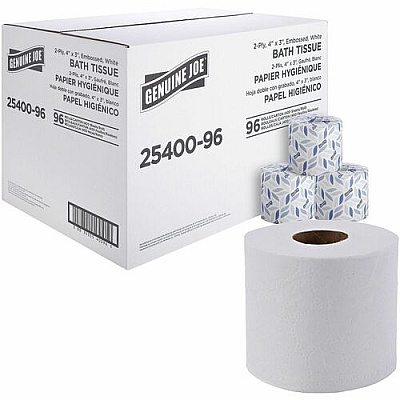 Genuine Joe 2-ply Standard Bath Tissue Rolls (2540096)