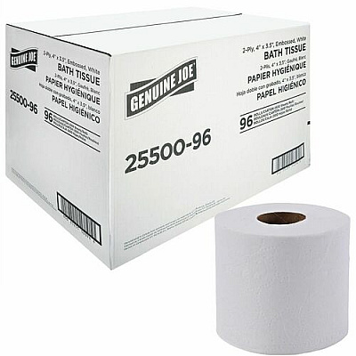 Genuine Joe 2-ply Standard Bath Tissue Rolls (2550096)