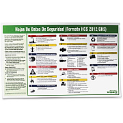Impact Safety Data Sheet Spanish Poster (799073)