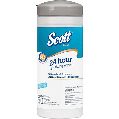 Scott 24-Hour Sanitizing Wipes