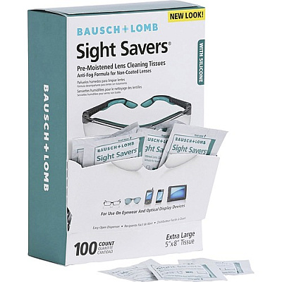 Bausch + Lomb Sight Savers Pre-Moistened Cleaning Tissues (8576)
