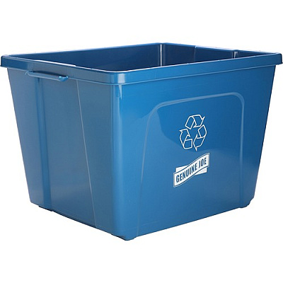 Genuine Joe 14-Gallon Recycling Bin (GJO11582)