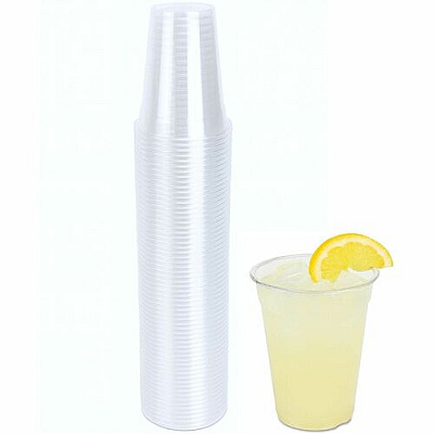Genuine Joe 9 oz Clear Plastic Cups (58233)