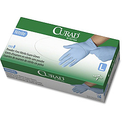 Curad Powder-free Nitrile Disposable Exam Gloves (CUR9316)