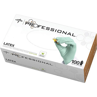 Medline Professional Latex Exam Gloves