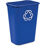 Rubbermaid Commercial Large Recycling Wastebasket (295773BLUE)